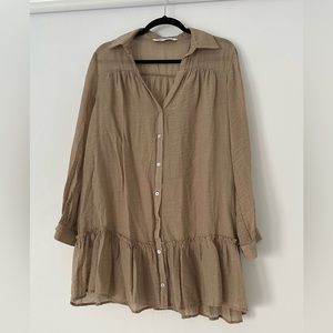 Zara sheer coverup